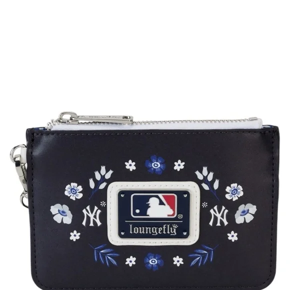 Loungefly New York Embroidered Black Wristlet NWT - Picture 2 of 3